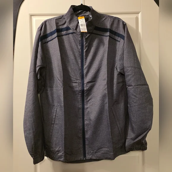 Mens Small - Holloway Raider Lightweight Jacket Grey/Navy - Picture 1 of 4